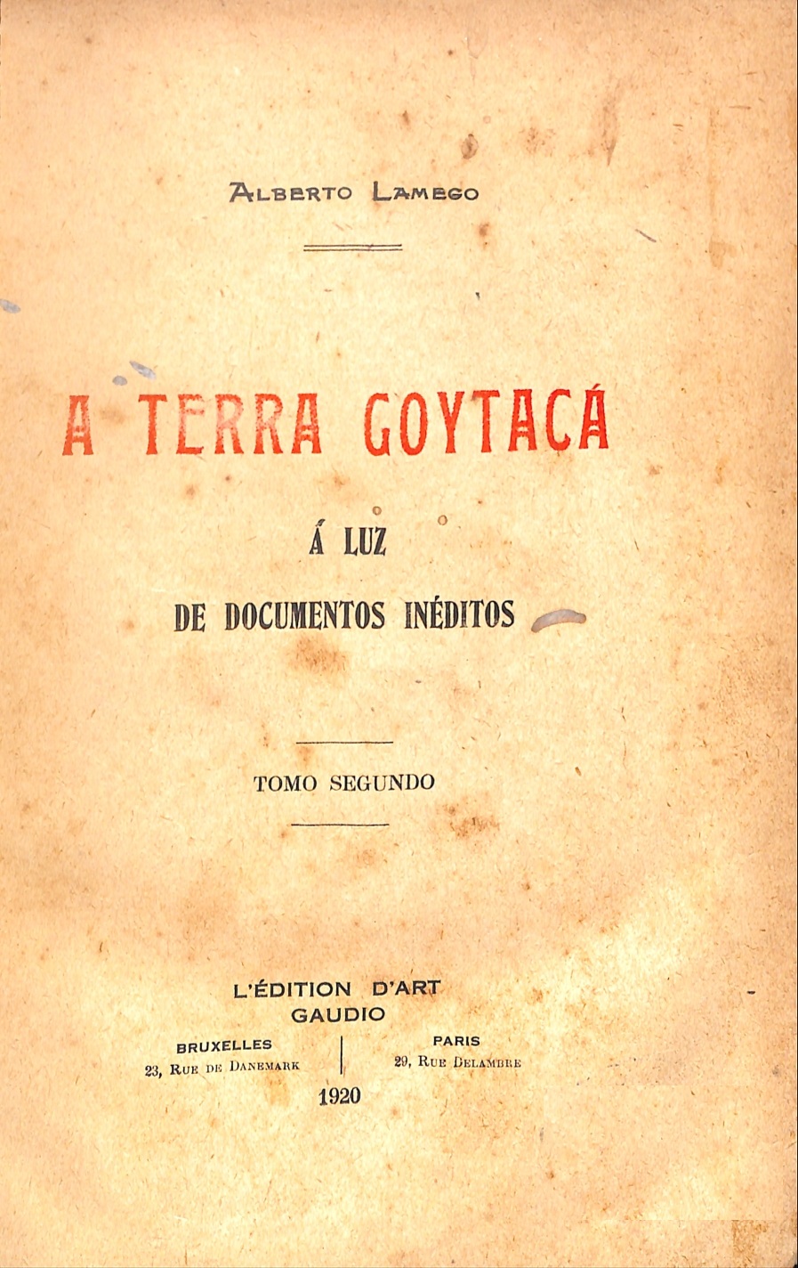 Capa da obra